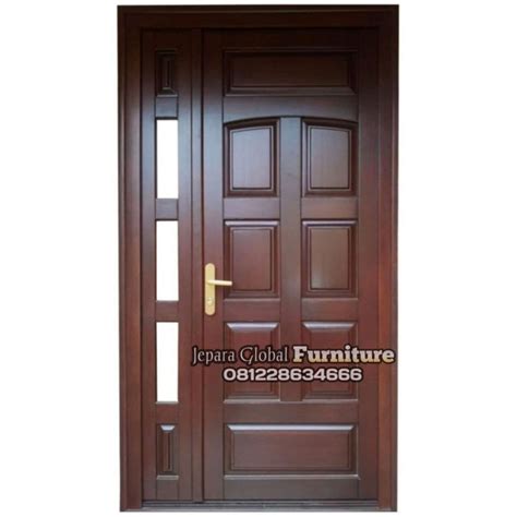 jual pintu utama minimalis jati jendela kusen jatijendela rumah