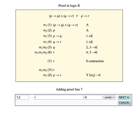 Proof Editor | Logic Notes - ANU