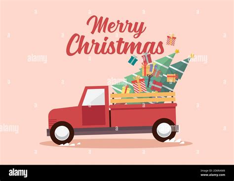 Weihnachts Lkw Stock Vektorgrafiken Kaufen Alamy