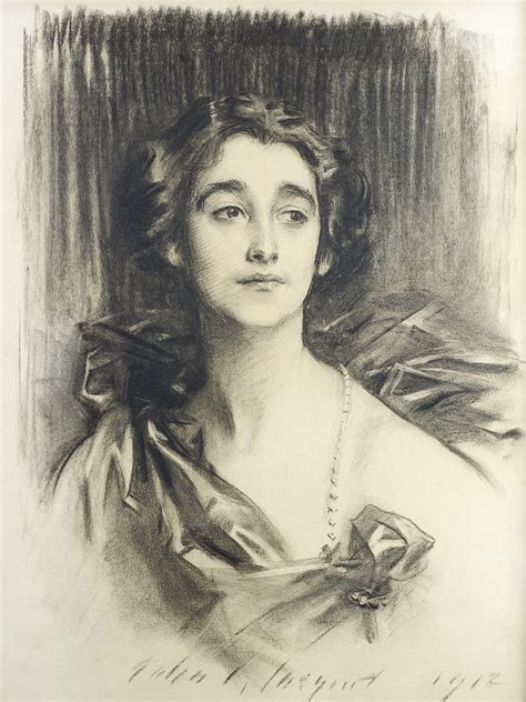 Before Hours Tour Of John Singer Sargent Portraits In Charcoal