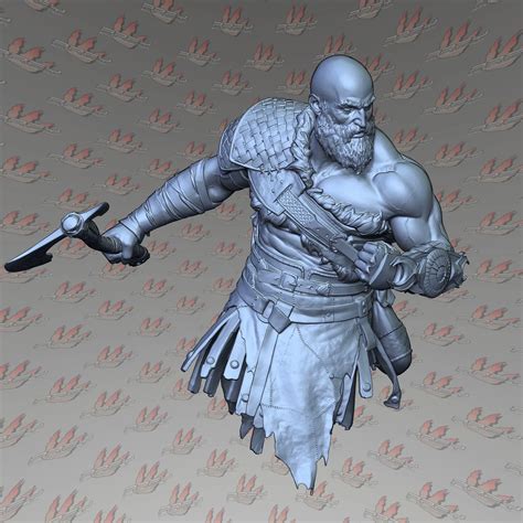 Kratos Bust 3d Models Download Creality Cloud