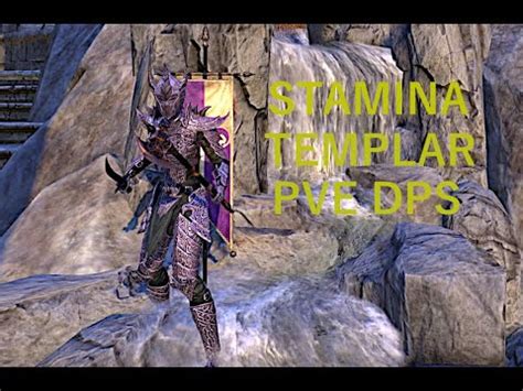 ESO Stamina Templar PVE DPS Build Greymoor NO TRIAL SETS YouTube