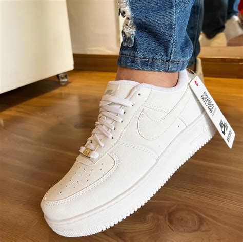 Tênis Nike Air Force Branco Clássico Premium