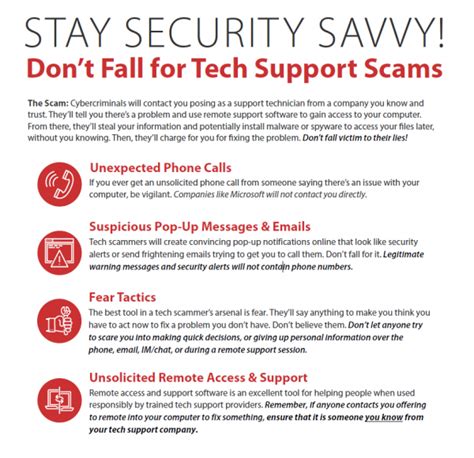 Tech Scam Red Flags Business It