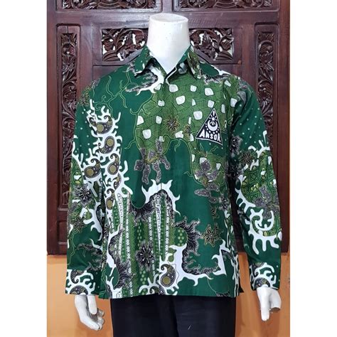 Jual Kemeja NU Nahdlatul Ulama Batik MOSA Atasan Kemeja Lengan Panjang