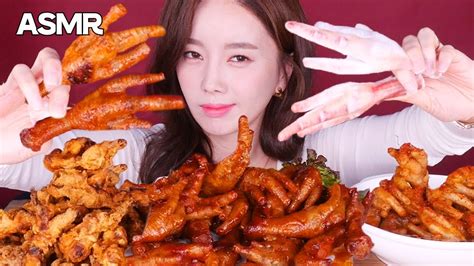 Mukbang 매운 닭발 3종 세트 먹방🐔the Most Spicy Chicken Feet Eatingsound