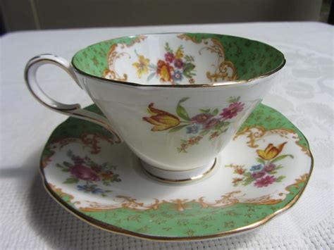 Rare Paragon Double Warrant Tea Cup And Saucer Vintage English Bone