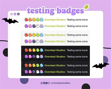 10 Ghost Badges For Twitch And Discord Spooky Season Halloween Badges