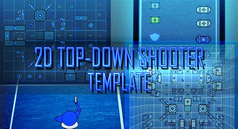 Multiplayer D Top Down Shooter Template In Blueprints Ue Marketplace