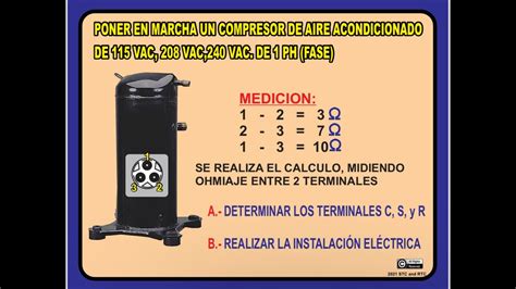 Como Saber Cual Es COMUN START Y RUN TERMINALES En Compresor Curso