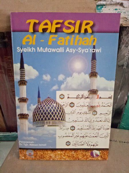 Jual ORIGINAL Buku Tafsir Al Fatihah Karangan Syekh Mutawalli Asy