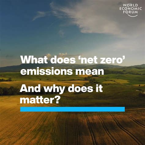 What Do Net Zero Emissions Mean And Why Does It Matter World