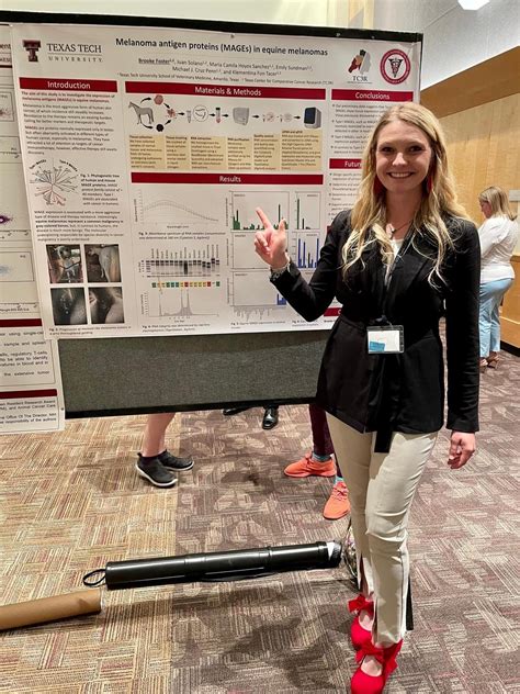 Veterinary Student Brooke Presented At The 2022 National Veterinary