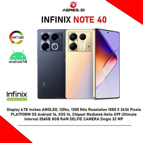 Jual Infinix Note Gb Gb Black Gold Green Garansi Resmi Indonesia