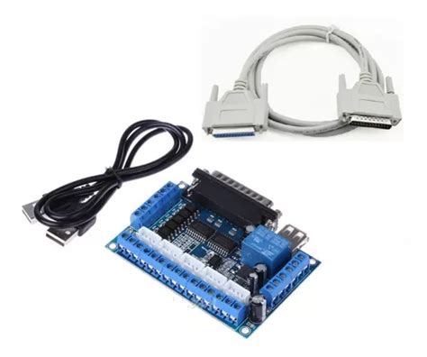 Tarjeta Controladora Cnc Ejes Mach Breakout Db Lpt Env O Gratis