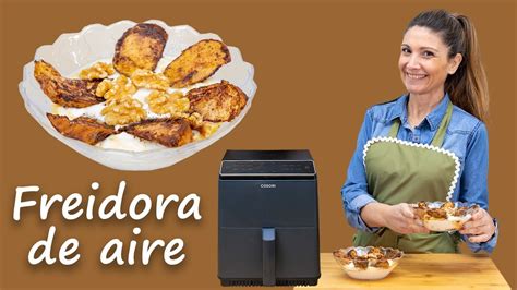 MANZANAS Especiadas En Air Fryer Postre Saludable Cosori Dual