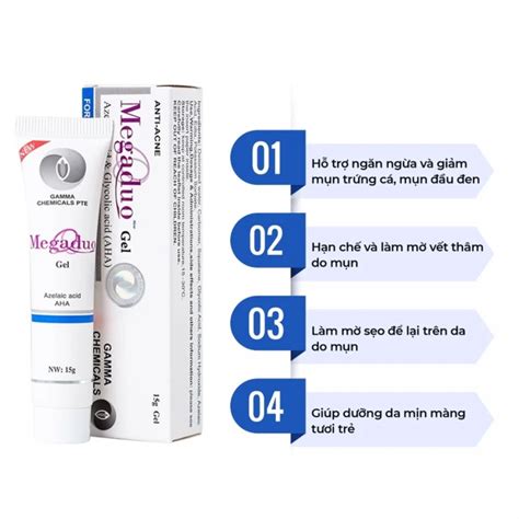 Gel Dưỡng Megaduo Giảm Mụn Và Vết Thâm 15g Cocolux