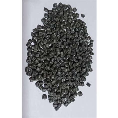 Colored Black Reprocessed Plastic Granules For Injection Moulding At