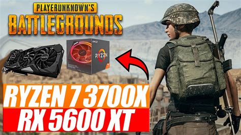 PLAYERUNKNOWN S BATTLEGROUNDS TESTE RX 5600XT RYZEN 7 3700X PC