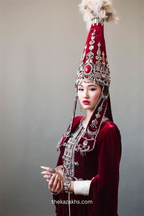 Kazakh Traditional Clothing And Jewellery