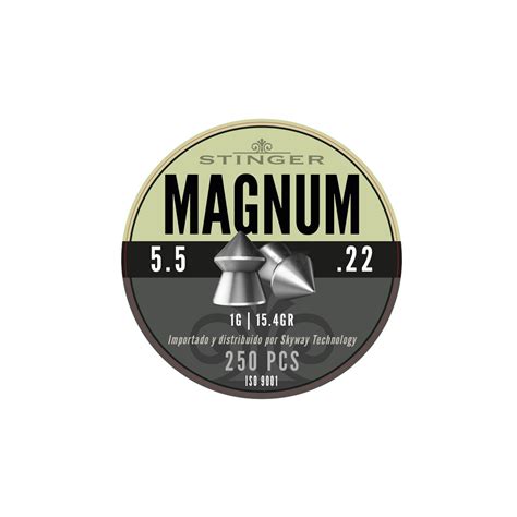 BALINES STINGER MAGNUM 1 GR CAL 5 5 Mm 250 UDS