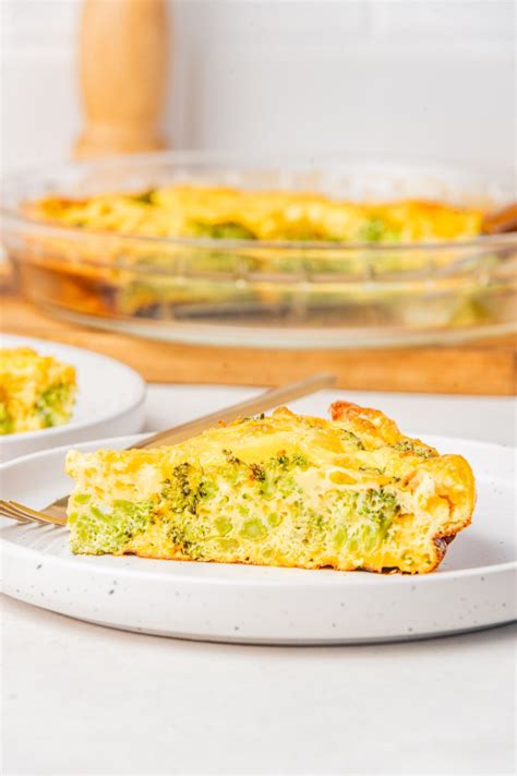 Crustless Broccoli Quiche Keto Low Carb Yum