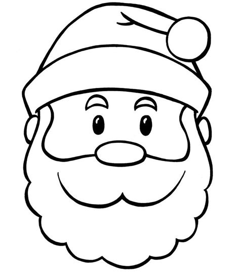 61+ Best Santa Templates Shapes, Crafts & Colouring Pages | Free ...