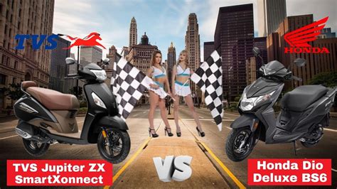 Honda Dio Deluxe BS6 Vs TVS Jupiter ZX SmartXonnect Full Comparison