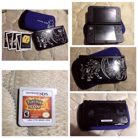 Nintendo New Ds Xl Solgaleo Lunala Black Edition Video Gaming Video