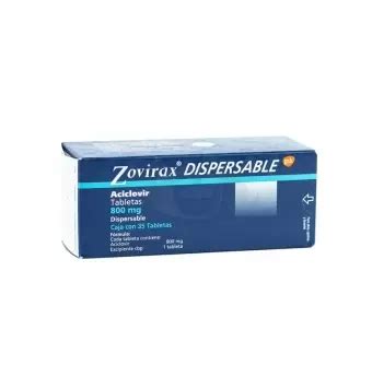 ZOVIRAX DISPERSABLE 800 MG CON 35 TABLETAS