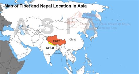 Tibet and Nepal Travel Maps: Where is Tibet and Nepal and How to Travel Them Together