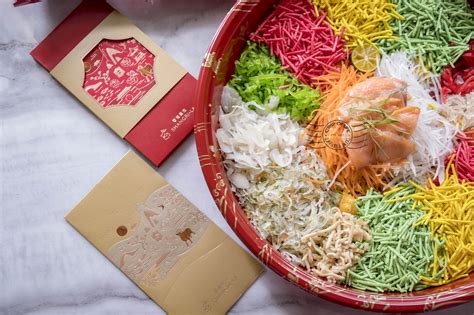 First Virtual Lou Sang Experience And Yee Sang Delivery With Shangri La S Rasa Sayang Resort