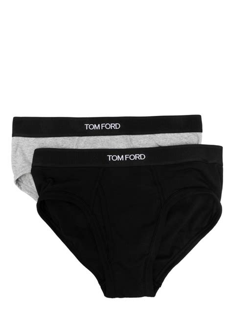 Tom Ford Logo Waist Cotton Briefs Tom Ford