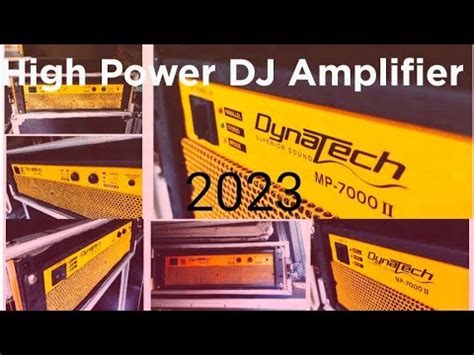 Dynatech MP 7000 Ll HIGH POWER Amplifier YouTube