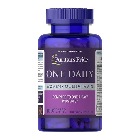 Puritan s pride one daily womens multivitamin 100 tabs купить Киев и