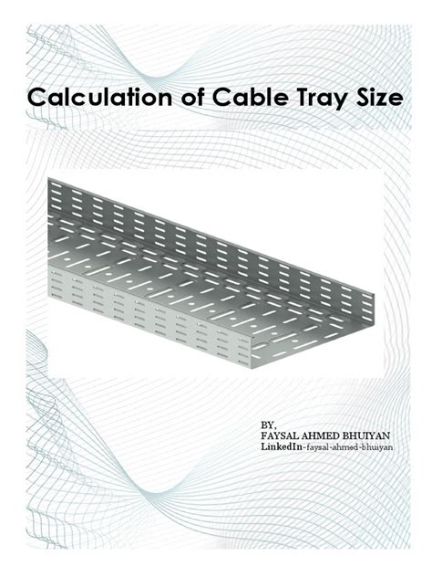 Calculation of Cable Tray Size | PDF | Length | Metrology