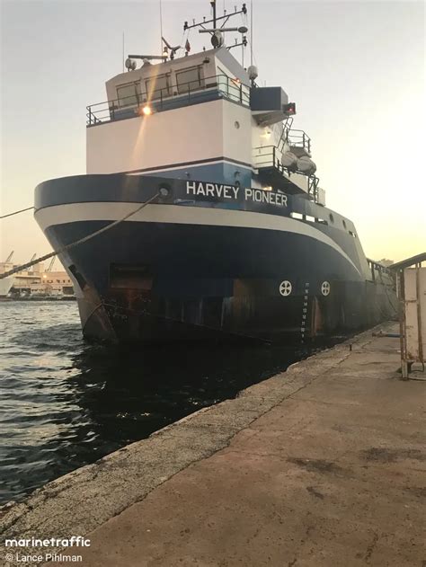 Ship Harvey Pioneer Offshore Supply Ship Registered In Usa Vessel