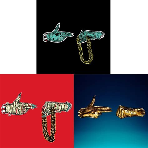 Run The Jewels 1 2 And 3 Vinyl Lps 3 Album Bundle