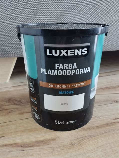 Farba Luxens matowa biała 5L do kuchni i łazienki Poznań Grunwald OLX pl