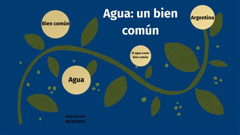 El Agua Como Un Bien N By Azul Cannas On Prezi