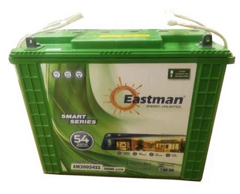 Eastman EM20054SS Tubular Inverter Battery 200 Ah At 13500 In Lucknow