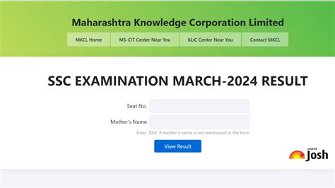 Sscresult Mkcl Org Msbshse Co In Result Declared How