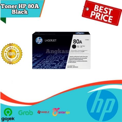 Jual Toner Hp 80a Black Original Laserjet Cartridge Cf280a Shopee