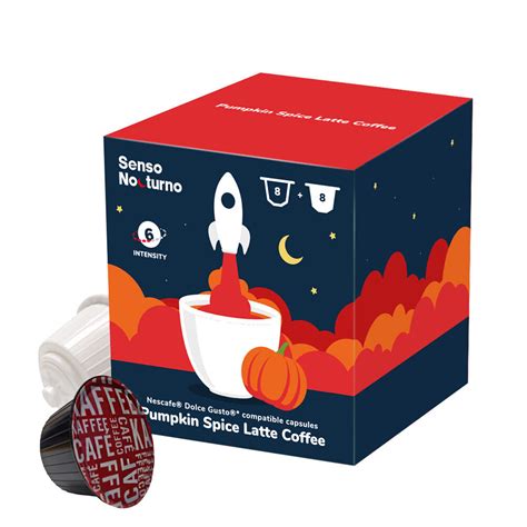 Senso Nocturno Pumpkin Spice Latte 16 Capsules For Dolce Gusto For 2 60