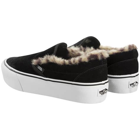 Vans Classic Slip-On Platform (Suede/Fur) - vn0a3jezum6 - Sneakerhead ...