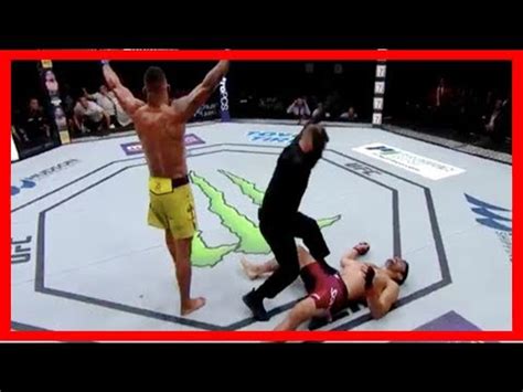 Breaking News Gilbert Burns Lands One Punch Walk Off Knockout Ufc