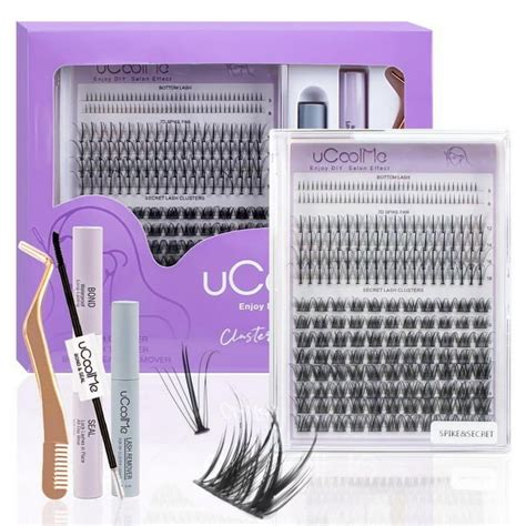 Ucoolme Diy Lash Extension Kit Lash Clusters With Lash Glue Remover