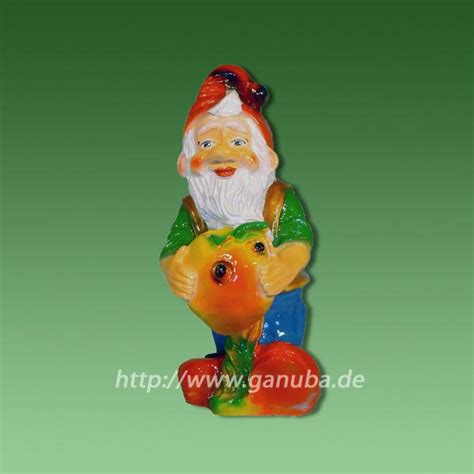 Deko Figur Zwerg Mit Apfel