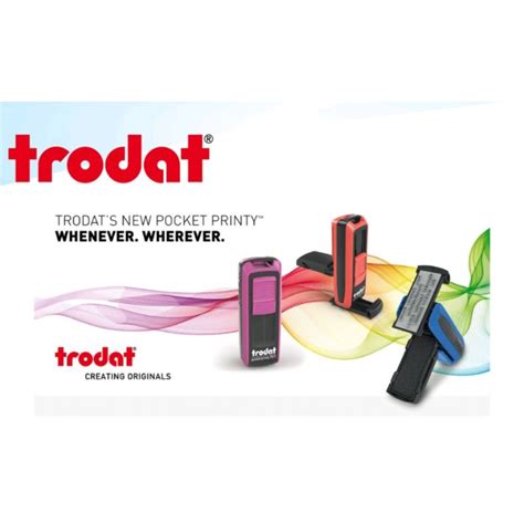 Trodat Pocket Chop Stamp Self Inking Shopee Malaysia