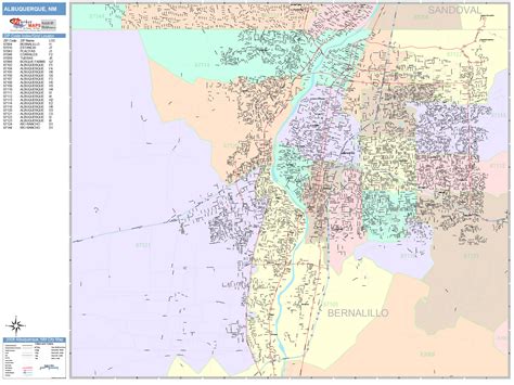 Albuquerque Counties Map